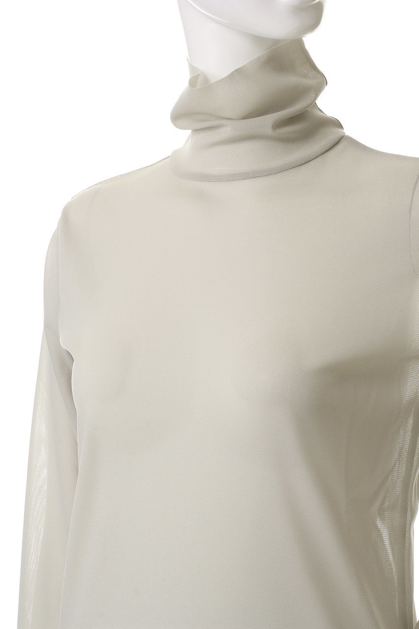 【ガリャルダガランテ/GALLARDAGALANTE】のチュールタートルカットソー 人気、トレンドファッション・服の通販 founy(ファニー) 　ファッション　Fashion　レディースファッション　Fashion for Women　トップス・カットソー　Cut & Sew Tops　シャツ・ブラウス・オフィスカジュアル　Elegant Blouses & Button-Ups　ロングTシャツ・Tシャツ　Longline T-Shirts & Tees　カットソー・ベーシックTシャツ　Cut-and-Sewn Tops / Stretch Tees & Basics　おすすめ　Recommended / Our Picks　インナー　Innerwear　ジャケット　Jacket, Outerwear　スリーブ　Sleeve, Long Sleeve / Short Sleeve　タートル　Turtleneck, Turtle Collar　ロング　Long, Long-Length　other-5|ID: prp329100004928194 ipo3291000000036980782