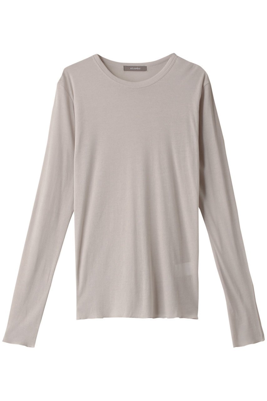 【エリオポール/heliopole】のシアーロングスリーブTシャツ 人気、トレンドファッション・服の通販 founy(ファニー) 　ファッション　Fashion　レディースファッション　Fashion for Women　トップス・カットソー　Cut & Sew Tops　シャツ・ブラウス・オフィスカジュアル　Elegant Blouses & Button-Ups　ロングTシャツ・Tシャツ　Longline T-Shirts & Tees　カットソー・ベーシックTシャツ　Cut-and-Sewn Tops / Stretch Tees & Basics　おすすめ　Recommended / Our Picks　スリーブ　Sleeve, Long Sleeve / Short Sleeve　ロング　Long, Long-Length　 other-1|ID: prp329100004928206 ipo3291000000036980961