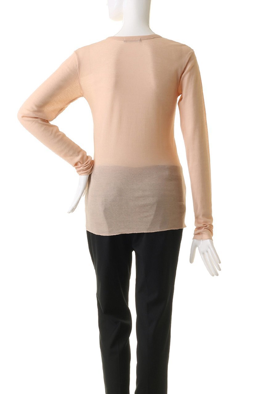 【エリオポール/heliopole】のシアーロングスリーブTシャツ 人気、トレンドファッション・服の通販 founy(ファニー) 　ファッション　Fashion　レディースファッション　Fashion for Women　トップス・カットソー　Cut & Sew Tops　シャツ・ブラウス・オフィスカジュアル　Elegant Blouses & Button-Ups　ロングTシャツ・Tシャツ　Longline T-Shirts & Tees　カットソー・ベーシックTシャツ　Cut-and-Sewn Tops / Stretch Tees & Basics　おすすめ　Recommended / Our Picks　スリーブ　Sleeve, Long Sleeve / Short Sleeve　ロング　Long, Long-Length　other-4|ID: prp329100004928206 ipo3291000000036980982