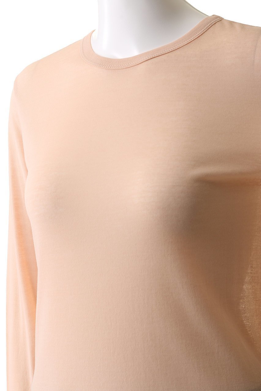 【エリオポール/heliopole】のシアーロングスリーブTシャツ 人気、トレンドファッション・服の通販 founy(ファニー) 　ファッション　Fashion　レディースファッション　Fashion for Women　トップス・カットソー　Cut & Sew Tops　シャツ・ブラウス・オフィスカジュアル　Elegant Blouses & Button-Ups　ロングTシャツ・Tシャツ　Longline T-Shirts & Tees　カットソー・ベーシックTシャツ　Cut-and-Sewn Tops / Stretch Tees & Basics　おすすめ　Recommended / Our Picks　スリーブ　Sleeve, Long Sleeve / Short Sleeve　ロング　Long, Long-Length　other-5|ID: prp329100004928206 ipo3291000000036980984