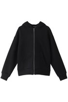 【スリー ドッツ/three dots】のスリークテリー zipupフーディ ブラック|ID: prp329100004928231 ipo3291000000036981185