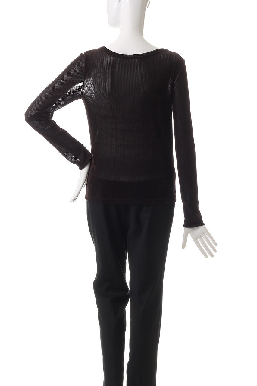 【アルアバイル/allureville】のシアーストライプロンT 人気、トレンドファッション・服の通販 founy(ファニー) 　ファッション　Fashion　レディースファッション　Fashion for Women　トップス・カットソー　Cut & Sew Tops　シャツ・ブラウス・オフィスカジュアル　Elegant Blouses & Button-Ups　ロングTシャツ・Tシャツ　Longline T-Shirts & Tees　カットソー・ベーシックTシャツ　Cut-and-Sewn Tops / Stretch Tees & Basics　インナー　Innerwear　シアー　Sheer, See-Through　スリーブ　Sleeve, Long Sleeve / Short Sleeve　ロング　Long, Long-Length　other-4|ID: prp329100004928236 ipo3291000000036981241