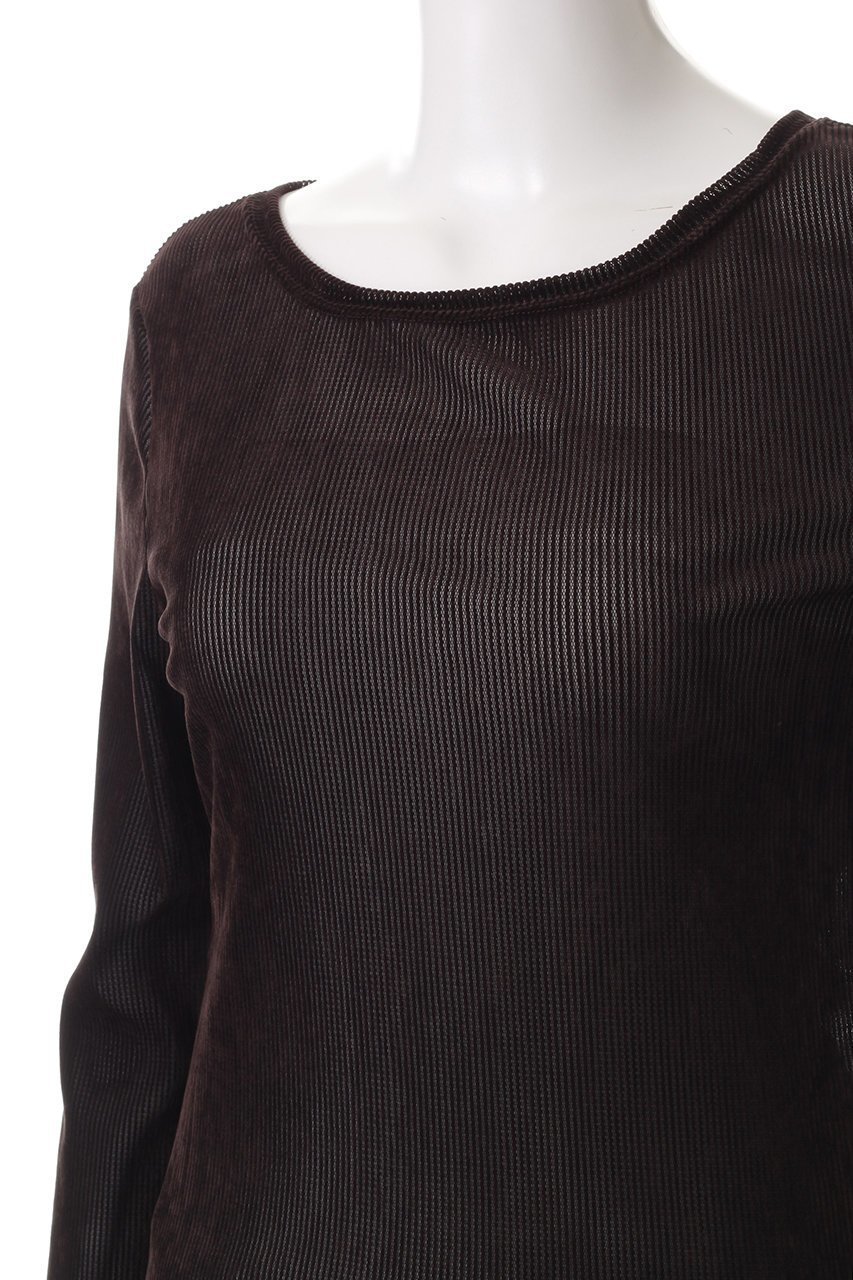 【アルアバイル/allureville】のシアーストライプロンT 人気、トレンドファッション・服の通販 founy(ファニー) 　ファッション　Fashion　レディースファッション　Fashion for Women　トップス・カットソー　Cut & Sew Tops　シャツ・ブラウス・オフィスカジュアル　Elegant Blouses & Button-Ups　ロングTシャツ・Tシャツ　Longline T-Shirts & Tees　カットソー・ベーシックTシャツ　Cut-and-Sewn Tops / Stretch Tees & Basics　インナー　Innerwear　シアー　Sheer, See-Through　スリーブ　Sleeve, Long Sleeve / Short Sleeve　ロング　Long, Long-Length　other-5|ID: prp329100004928236 ipo3291000000036981243