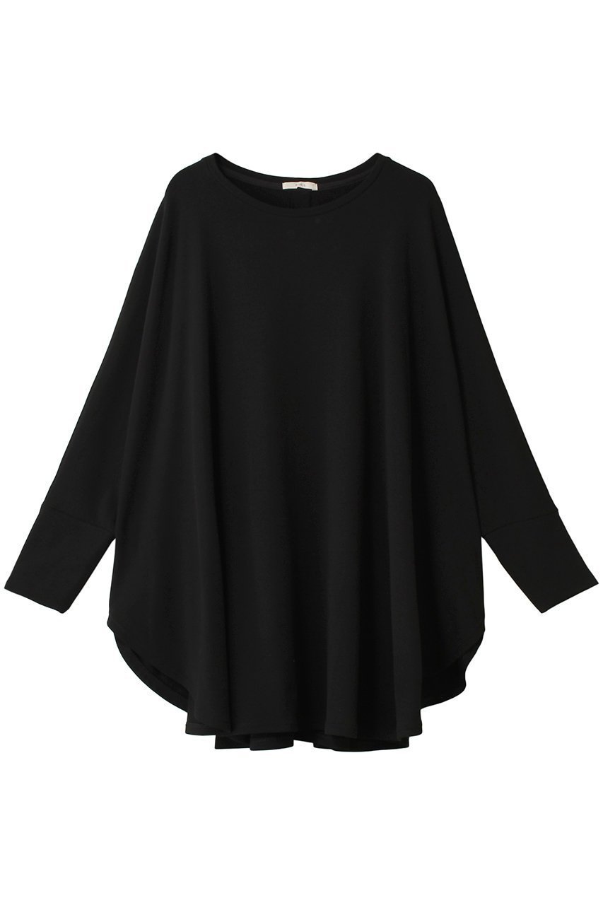 【ル フィル/LE PHIL】のヴィスジャージーカットソー インテリア・キッズ・メンズ・レディースファッション・服の通販 founy(ファニー) 　ファッション　Fashion　レディースファッション　Fashion for Women　トップス・カットソー　Cut & Sew Tops　シャツ・ブラウス・オフィスカジュアル　Elegant Blouses & Button-Ups　ロングTシャツ・Tシャツ　Longline T-Shirts & Tees　カットソー・ベーシックTシャツ　Cut-and-Sewn Tops / Stretch Tees & Basics　カットソー　Cut and Sewn Top　スリーブ　Sleeve, Long Sleeve / Short Sleeve　ドレープ　Drape, Draping Fabric　ロング　Long, Long-Length　定番　Standard, Basic Item　ブラック|ID: prp329100004928264 ipo3291000000036981483