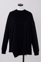 【ナゴンスタンス/nagonstans】のCO天竺 アシンメロンT 人気、トレンドファッション・服の通販 founy(ファニー) ファッション Fashion レディースファッション Fashion for Women トップス・カットソー Cut & Sew Tops シャツ・ブラウス・オフィスカジュアル Elegant Blouses & Button-Ups ロングTシャツ・Tシャツ Longline T-Shirts & Tees カットソー・ベーシックTシャツ Cut-and-Sewn Tops / Stretch Tees & Basics スリーブ Sleeve, Long Sleeve / Short Sleeve ロング Long, Long-Length 人気 Popular, Best Seller 冬 Winter / This Winter thumbnail Black|ID: prp329100004928280 ipo3291000000036981656