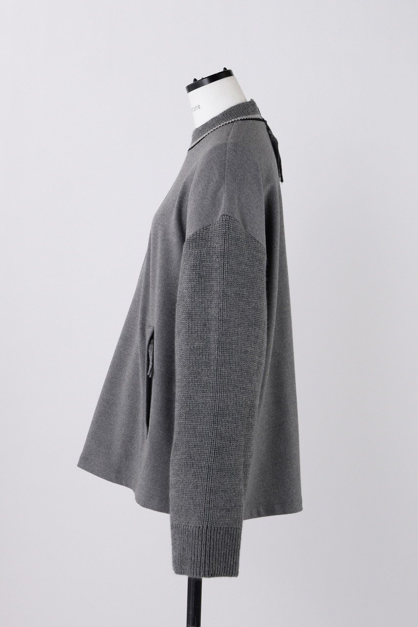 【ナゴンスタンス/nagonstans】の2Way ダブルブラッシュ PKT P.O/プルオーバー 人気、トレンドファッション・服の通販 founy(ファニー) 　ファッション　Fashion　レディースファッション　Fashion for Women　トップス・カットソー　Cut & Sew Tops　シャツ・ブラウス・オフィスカジュアル　Elegant Blouses & Button-Ups　レディースパーカー・カジュアルフーディー　Casual Hoodies & Sweatshirts　ロングTシャツ・Tシャツ　Longline T-Shirts & Tees　カジュアルプルオーバー・ニットトップス　Pullovers & Knit Tops / Casual Pullovers　スウェット・クルーネックトップス　Sweatshirts & Crewnecks / Relaxed Fit Sweat Tops　カットソー・ベーシックTシャツ　Cut-and-Sewn Tops / Stretch Tees & Basics　ストレッチ　Stretch, Stretchy Fabric　ダブル　Double, Double-Breasted　ポケット　Pocket, Pocket Detail　ルーズ　Loose, Oversized　other-2|ID: prp329100004928285 ipo3291000000036981695