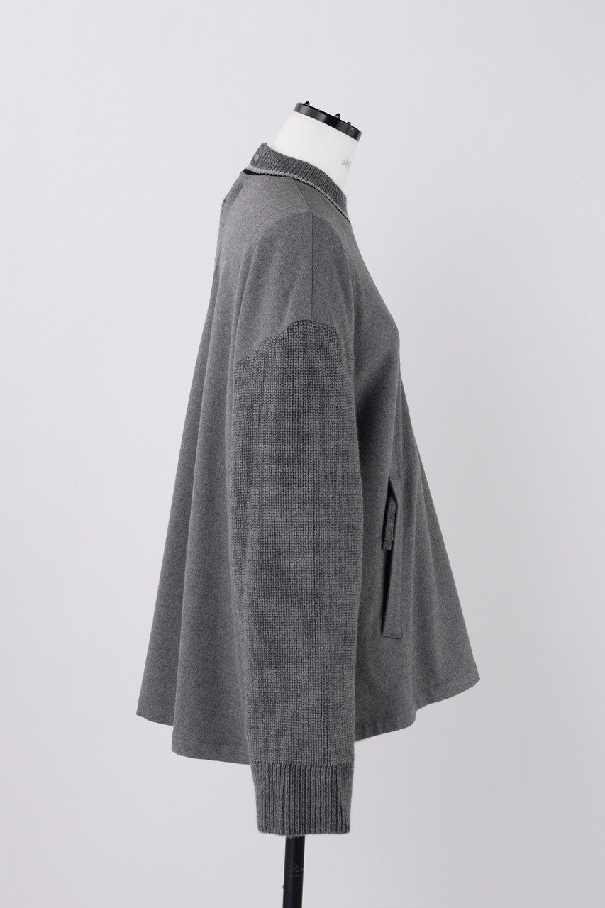 【ナゴンスタンス/nagonstans】の2Way ダブルブラッシュ PKT P.O/プルオーバー 人気、トレンドファッション・服の通販 founy(ファニー) 　ファッション　Fashion　レディースファッション　Fashion for Women　トップス・カットソー　Cut & Sew Tops　シャツ・ブラウス・オフィスカジュアル　Elegant Blouses & Button-Ups　レディースパーカー・カジュアルフーディー　Casual Hoodies & Sweatshirts　ロングTシャツ・Tシャツ　Longline T-Shirts & Tees　カジュアルプルオーバー・ニットトップス　Pullovers & Knit Tops / Casual Pullovers　スウェット・クルーネックトップス　Sweatshirts & Crewnecks / Relaxed Fit Sweat Tops　カットソー・ベーシックTシャツ　Cut-and-Sewn Tops / Stretch Tees & Basics　ストレッチ　Stretch, Stretchy Fabric　ダブル　Double, Double-Breasted　ポケット　Pocket, Pocket Detail　ルーズ　Loose, Oversized　other-4|ID: prp329100004928285 ipo3291000000036981699