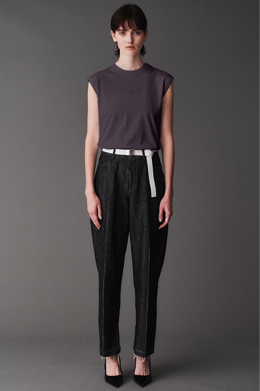 【オブリオ/AUBRIOT】のコットン天竺 フレンチスリーブTシャツ 人気、トレンドファッション・服の通販 founy(ファニー) 　ファッション　Fashion　レディースファッション　Fashion for Women　トップス・カットソー　Cut & Sew Tops　シャツ・ブラウス・オフィスカジュアル　Elegant Blouses & Button-Ups　ロングTシャツ・Tシャツ　Longline T-Shirts & Tees　カットソー・ベーシックTシャツ　Cut-and-Sewn Tops / Stretch Tees & Basics　ショート　Short, Short Length　シンプル　Simple, Minimal　スリーブ　Sleeve, Long Sleeve / Short Sleeve　スーピマ　Supima, Premium Cotton　フィット　Fit, Slim Fit　フレンチ　French, French Style　ボックス　Boxy, Box Shape　ラウンド　Round, Round Neck　other-8|ID: prp329100004928306 ipo3291000000036981922