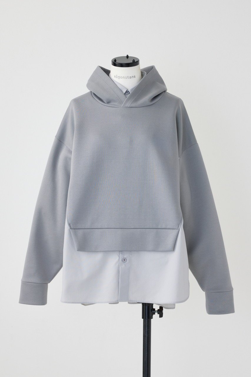 【ナゴンスタンス/nagonstans】のダンボール SH Combiパーカー インテリア・キッズ・メンズ・レディースファッション・服の通販 founy(ファニー) 　ファッション　Fashion　レディースファッション　Fashion for Women　トップス・カットソー　Cut & Sew Tops　シャツ・ブラウス・オフィスカジュアル　Elegant Blouses & Button-Ups　レディースパーカー・カジュアルフーディー　Casual Hoodies & Sweatshirts　ロングTシャツ・Tシャツ　Longline T-Shirts & Tees　スウェット・クルーネックトップス　Sweatshirts & Crewnecks / Relaxed Fit Sweat Tops　カットソー・ベーシックTシャツ　Cut-and-Sewn Tops / Stretch Tees & Basics　パーカー　Hoodie, Parka　Hai|ID: prp329100004928308 ipo3291000000036981932