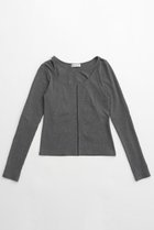 【メゾンスペシャル/MAISON SPECIAL】のRandom Cut Tops/ランダムカットトップス 人気、トレンドファッション・服の通販 founy(ファニー) ファッション Fashion レディースファッション Fashion for Women トップス・カットソー Cut & Sew Tops シャツ・ブラウス・オフィスカジュアル Elegant Blouses & Button-Ups ロングTシャツ・Tシャツ Longline T-Shirts & Tees カットソー・ベーシックTシャツ Cut-and-Sewn Tops / Stretch Tees & Basics カットソー Cut and Sewn Top スリーブ Sleeve, Long Sleeve / Short Sleeve ドッキング Docking, Mixed Material ロング Long, Long-Length thumbnail GRY(グレー)|ID: prp329100004928343 ipo3291000000036982226