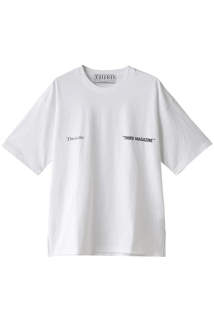 【サードマガジン/THIRD MAGAZINE】の【ELLE SHOP限定】サイドスリットTシャツ インテリア・キッズ・メンズ・レディースファッション・服の通販 founy(ファウニー) https://founy.com/ ファッション Fashion レディースファッション Fashion for Women トップス・カットソー Cut & Sew Tops シャツ・ブラウス・オフィスカジュアル Elegant Blouses & Button-Ups ロングTシャツ・Tシャツ Longline T-Shirts & Tees カットソー・ベーシックTシャツ Cut-and-Sewn Tops / Stretch Tees & Basics ショート Short, Short Length ジャケット Jacket, Outerwear スリット Slit, Slit Detail スリーブ Sleeve, Long Sleeve / Short Sleeve デニム Denim, Jeans Material トレンド Trend, Trending Now プリーツ Pleats, Pleated |ID: prp329100004928346 ipo3291000000036982253