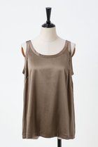 【オーヴィル/EAUVIRE】のウォッシャブルシルクタンクトップ 人気、トレンドファッション・服の通販 founy(ファニー) ファッション Fashion レディースファッション Fashion for Women トップス・カットソー Cut & Sew Tops キャミソール&ノースリーブ Camisoles & Sleeveless Tops シャツ・ブラウス・オフィスカジュアル Elegant Blouses & Button-Ups ロングTシャツ・Tシャツ Longline T-Shirts & Tees カットソー・ベーシックTシャツ Cut-and-Sewn Tops / Stretch Tees & Basics カットソー Cut and Sewn Top キャミソール Camisole, Spaghetti Strap Top シルク Silk, 100% Silk ストレッチ Stretch, Stretchy Fabric タンク Tank Top, Sleeveless Top thumbnail カーキブラウン|ID: prp329100004928354 ipo3291000000036982327