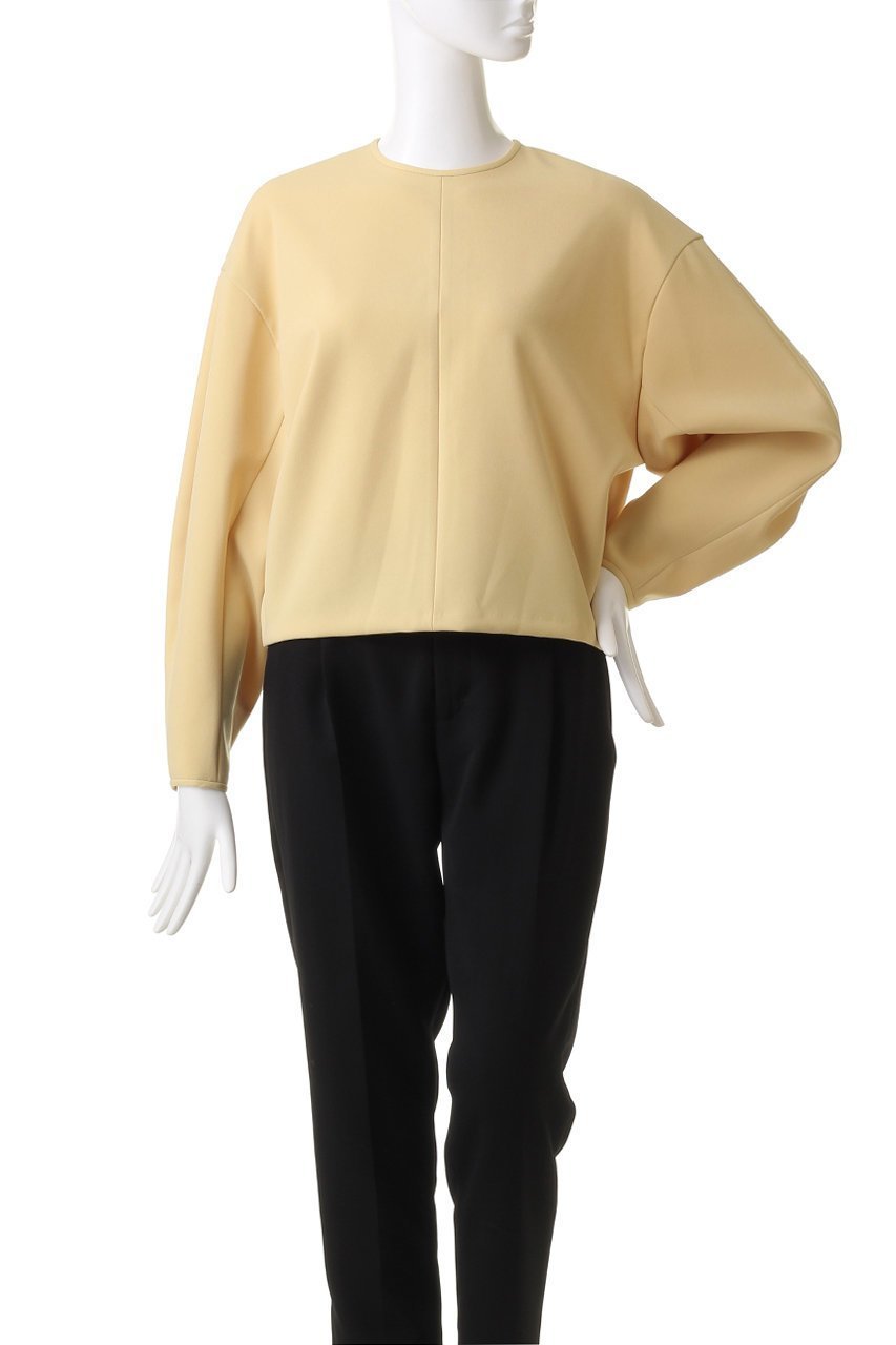 【オブリオ/AUBRIOT】のジョーゼットボンディング プルオーバー 人気、トレンドファッション・服の通販 founy(ファニー) 　ファッション　Fashion　レディースファッション　Fashion for Women　トップス・カットソー　Cut & Sew Tops　シャツ・ブラウス・オフィスカジュアル　Elegant Blouses & Button-Ups　ロングTシャツ・Tシャツ　Longline T-Shirts & Tees　カジュアルプルオーバー・ニットトップス　Pullovers & Knit Tops / Casual Pullovers　カットソー・ベーシックTシャツ　Cut-and-Sewn Tops / Stretch Tees & Basics　おすすめ　Recommended / Our Picks　クラシカル　Classical, Vintage-Inspired　ジョーゼット　Georgette, Semi-Sheer Fabric　スリーブ　Sleeve, Long Sleeve / Short Sleeve　セットアップ　Set-Up, Coordinated Outfit　ダブル　Double, Double-Breasted　バランス　Balance, Style Balance　フォルム　Silhouette, Form　ボンディング　Bonding, Bonded Fabric　モダン　Modern, Contemporary　ロング　Long, Long-Length　other-2|ID: prp329100004928367 ipo3291000000036982434