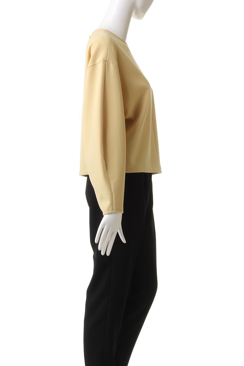 【オブリオ/AUBRIOT】のジョーゼットボンディング プルオーバー 人気、トレンドファッション・服の通販 founy(ファニー) 　ファッション　Fashion　レディースファッション　Fashion for Women　トップス・カットソー　Cut & Sew Tops　シャツ・ブラウス・オフィスカジュアル　Elegant Blouses & Button-Ups　ロングTシャツ・Tシャツ　Longline T-Shirts & Tees　カジュアルプルオーバー・ニットトップス　Pullovers & Knit Tops / Casual Pullovers　カットソー・ベーシックTシャツ　Cut-and-Sewn Tops / Stretch Tees & Basics　おすすめ　Recommended / Our Picks　クラシカル　Classical, Vintage-Inspired　ジョーゼット　Georgette, Semi-Sheer Fabric　スリーブ　Sleeve, Long Sleeve / Short Sleeve　セットアップ　Set-Up, Coordinated Outfit　ダブル　Double, Double-Breasted　バランス　Balance, Style Balance　フォルム　Silhouette, Form　ボンディング　Bonding, Bonded Fabric　モダン　Modern, Contemporary　ロング　Long, Long-Length　other-3|ID: prp329100004928367 ipo3291000000036982436