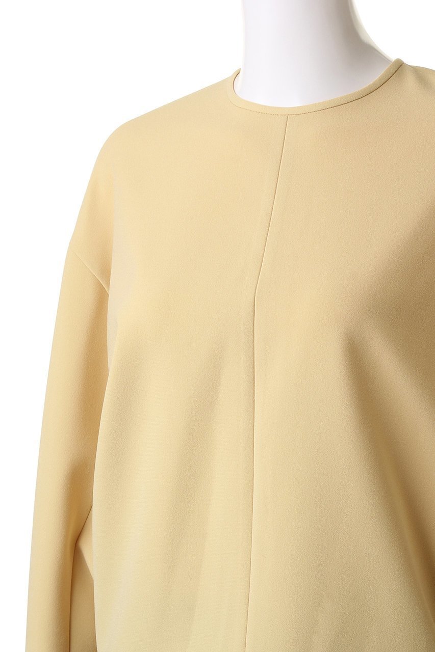 【オブリオ/AUBRIOT】のジョーゼットボンディング プルオーバー 人気、トレンドファッション・服の通販 founy(ファニー) 　ファッション　Fashion　レディースファッション　Fashion for Women　トップス・カットソー　Cut & Sew Tops　シャツ・ブラウス・オフィスカジュアル　Elegant Blouses & Button-Ups　ロングTシャツ・Tシャツ　Longline T-Shirts & Tees　カジュアルプルオーバー・ニットトップス　Pullovers & Knit Tops / Casual Pullovers　カットソー・ベーシックTシャツ　Cut-and-Sewn Tops / Stretch Tees & Basics　おすすめ　Recommended / Our Picks　クラシカル　Classical, Vintage-Inspired　ジョーゼット　Georgette, Semi-Sheer Fabric　スリーブ　Sleeve, Long Sleeve / Short Sleeve　セットアップ　Set-Up, Coordinated Outfit　ダブル　Double, Double-Breasted　バランス　Balance, Style Balance　フォルム　Silhouette, Form　ボンディング　Bonding, Bonded Fabric　モダン　Modern, Contemporary　ロング　Long, Long-Length　other-5|ID: prp329100004928367 ipo3291000000036982441