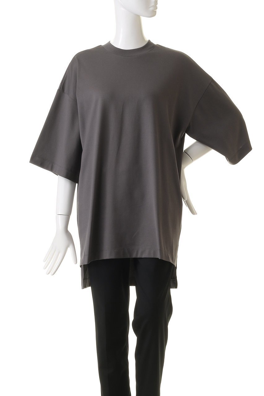 【オブリオ/AUBRIOT】のコットン天竺 ボクシーTシャツ 人気、トレンドファッション・服の通販 founy(ファニー) 　ファッション　Fashion　レディースファッション　Fashion for Women　トップス・カットソー　Cut & Sew Tops　シャツ・ブラウス・オフィスカジュアル　Elegant Blouses & Button-Ups　ロングTシャツ・Tシャツ　Longline T-Shirts & Tees　カットソー・ベーシックTシャツ　Cut-and-Sewn Tops / Stretch Tees & Basics　ショート　Short, Short Length　スリーブ　Sleeve, Long Sleeve / Short Sleeve　スーピマ　Supima, Premium Cotton　フィット　Fit, Slim Fit　フォルム　Silhouette, Form　ベーシック　Basic, Essential　リラックス　Relax, Relaxed Fit　other-2|ID: prp329100004928373 ipo3291000000036982486