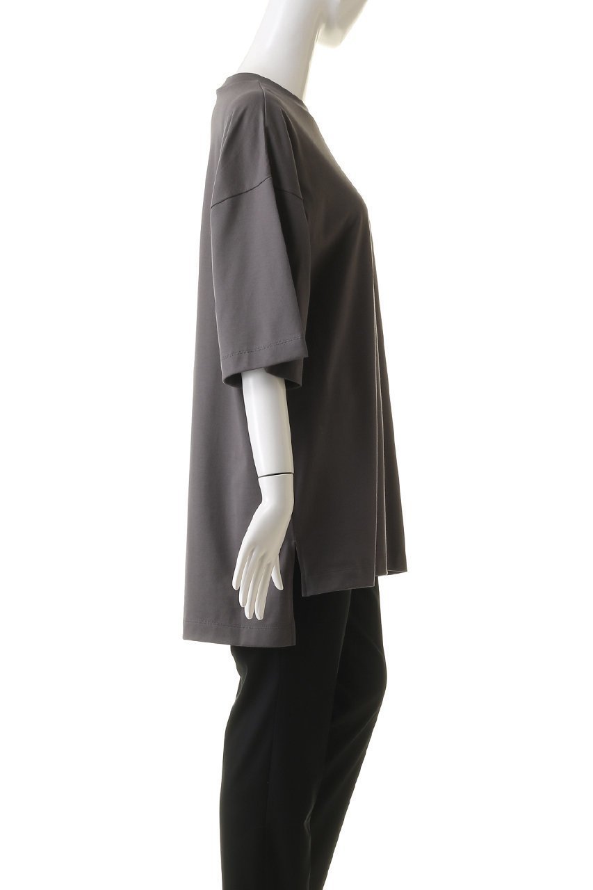 【オブリオ/AUBRIOT】のコットン天竺 ボクシーTシャツ 人気、トレンドファッション・服の通販 founy(ファニー) 　ファッション　Fashion　レディースファッション　Fashion for Women　トップス・カットソー　Cut & Sew Tops　シャツ・ブラウス・オフィスカジュアル　Elegant Blouses & Button-Ups　ロングTシャツ・Tシャツ　Longline T-Shirts & Tees　カットソー・ベーシックTシャツ　Cut-and-Sewn Tops / Stretch Tees & Basics　ショート　Short, Short Length　スリーブ　Sleeve, Long Sleeve / Short Sleeve　スーピマ　Supima, Premium Cotton　フィット　Fit, Slim Fit　フォルム　Silhouette, Form　ベーシック　Basic, Essential　リラックス　Relax, Relaxed Fit　other-3|ID: prp329100004928373 ipo3291000000036982488