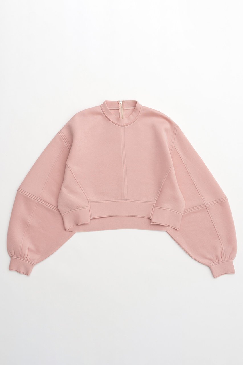 【メゾンスペシャル/MAISON SPECIAL】のBalloon Sleeve Pullover/バルーンスリーブプルオーバー インテリア・キッズ・メンズ・レディースファッション・服の通販 founy(ファニー) 　ファッション　Fashion　レディースファッション　Fashion for Women　トップス・カットソー　Cut & Sew Tops　シャツ・ブラウス・オフィスカジュアル　Elegant Blouses & Button-Ups　ロングTシャツ・Tシャツ　Longline T-Shirts & Tees　カジュアルプルオーバー・ニットトップス　Pullovers & Knit Tops / Casual Pullovers　カットソー・ベーシックTシャツ　Cut-and-Sewn Tops / Stretch Tees & Basics　おすすめ　Recommended / Our Picks　スリーブ　Sleeve, Long Sleeve / Short Sleeve　バランス　Balance, Style Balance　ロング　Long, Long-Length　PNK(ピンク)|ID: prp329100004928416 ipo3291000000036982844