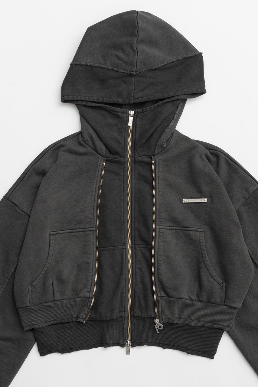 【プランク プロジェクト/PRANK PROJECT】のピグメントレイヤードダブルスウェットパーカー 人気、トレンドファッション・服の通販 founy(ファニー) 　ファッション　Fashion　レディースファッション　Fashion for Women　トップス・カットソー　Cut & Sew Tops　シャツ・ブラウス・オフィスカジュアル　Elegant Blouses & Button-Ups　レディースパーカー・カジュアルフーディー　Casual Hoodies & Sweatshirts　ロングTシャツ・Tシャツ　Longline T-Shirts & Tees　スウェット・クルーネックトップス　Sweatshirts & Crewnecks / Relaxed Fit Sweat Tops　カットソー・ベーシックTシャツ　Cut-and-Sewn Tops / Stretch Tees & Basics　おすすめ　Recommended / Our Picks　インナー　Innerwear　ジャケット　Jacket, Outerwear　パーカー　Hoodie, Parka　羽織　Haori, Light Jacket　other-3|ID: prp329100004928444 ipo3291000000036983064