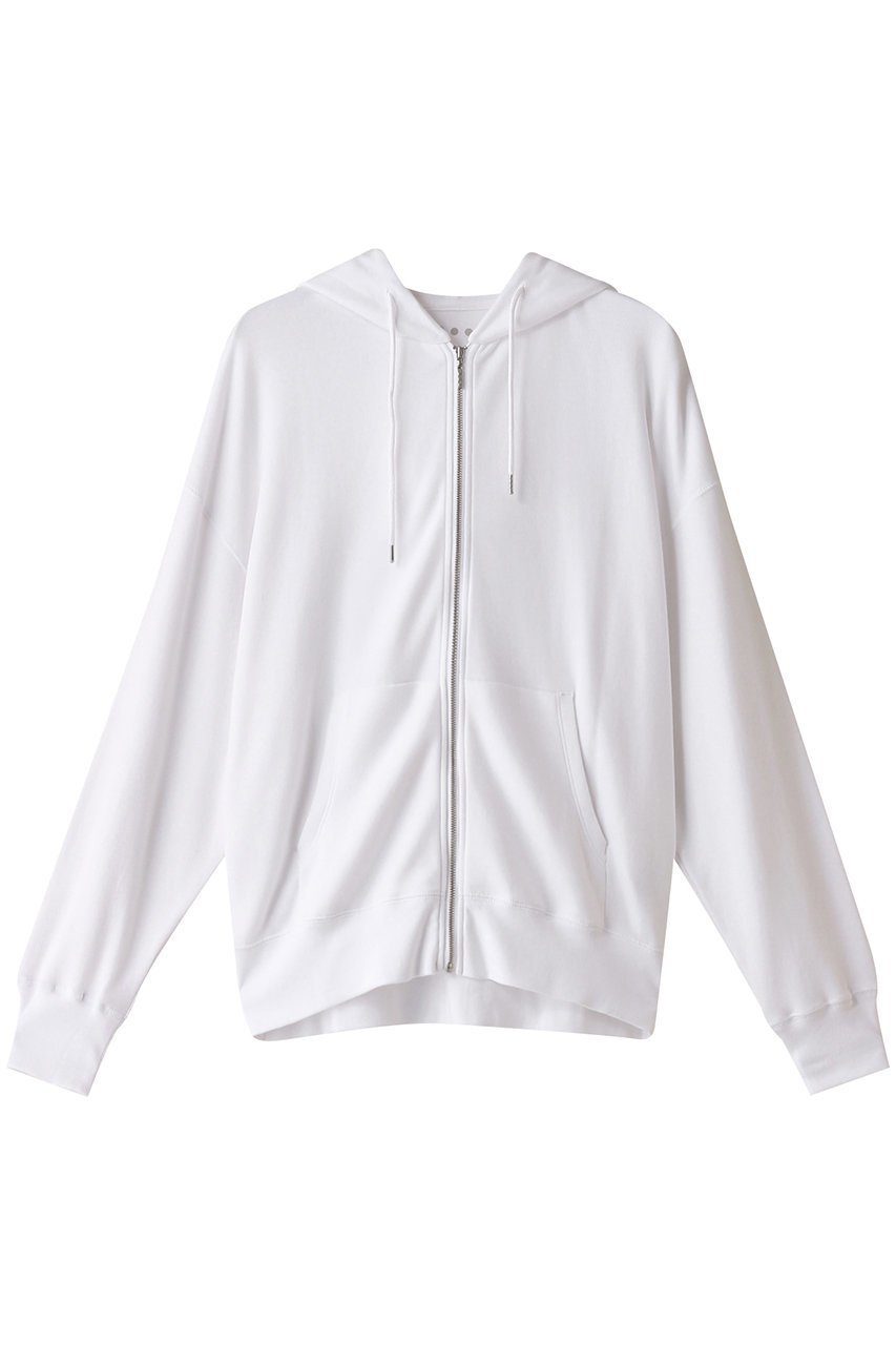 【スリー ドッツ/three dots】のスフレコットン ジップアップフーディー インテリア・キッズ・メンズ・レディースファッション・服の通販 founy(ファニー) 　ファッション　Fashion　レディースファッション　Fashion for Women　トップス・カットソー　Cut & Sew Tops　シャツ・ブラウス・オフィスカジュアル　Elegant Blouses & Button-Ups　レディースパーカー・カジュアルフーディー　Casual Hoodies & Sweatshirts　ロングTシャツ・Tシャツ　Longline T-Shirts & Tees　スウェット・クルーネックトップス　Sweatshirts & Crewnecks / Relaxed Fit Sweat Tops　カットソー・ベーシックTシャツ　Cut-and-Sewn Tops / Stretch Tees & Basics　インド　Indian Textile　ジャケット　Jacket, Outerwear　ホワイト|ID: prp329100004928458 ipo3291000000036983153