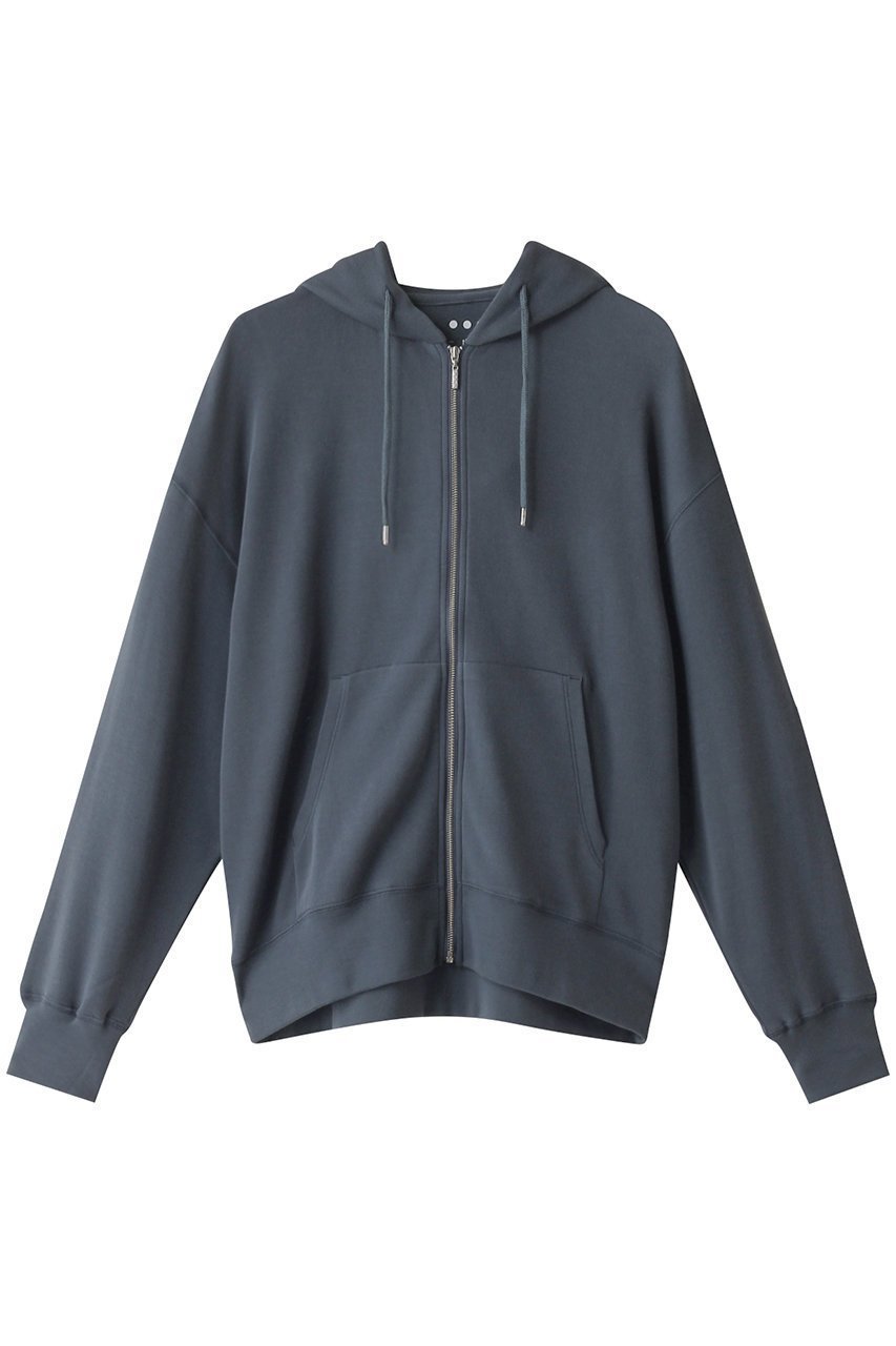 【スリー ドッツ/three dots】のスフレコットン ジップアップフーディー インテリア・キッズ・メンズ・レディースファッション・服の通販 founy(ファニー) 　ファッション　Fashion　レディースファッション　Fashion for Women　トップス・カットソー　Cut & Sew Tops　シャツ・ブラウス・オフィスカジュアル　Elegant Blouses & Button-Ups　レディースパーカー・カジュアルフーディー　Casual Hoodies & Sweatshirts　ロングTシャツ・Tシャツ　Longline T-Shirts & Tees　スウェット・クルーネックトップス　Sweatshirts & Crewnecks / Relaxed Fit Sweat Tops　カットソー・ベーシックTシャツ　Cut-and-Sewn Tops / Stretch Tees & Basics　インド　Indian Textile　ジャケット　Jacket, Outerwear　グレイッシュブルー|ID: prp329100004928458 ipo3291000000036983157