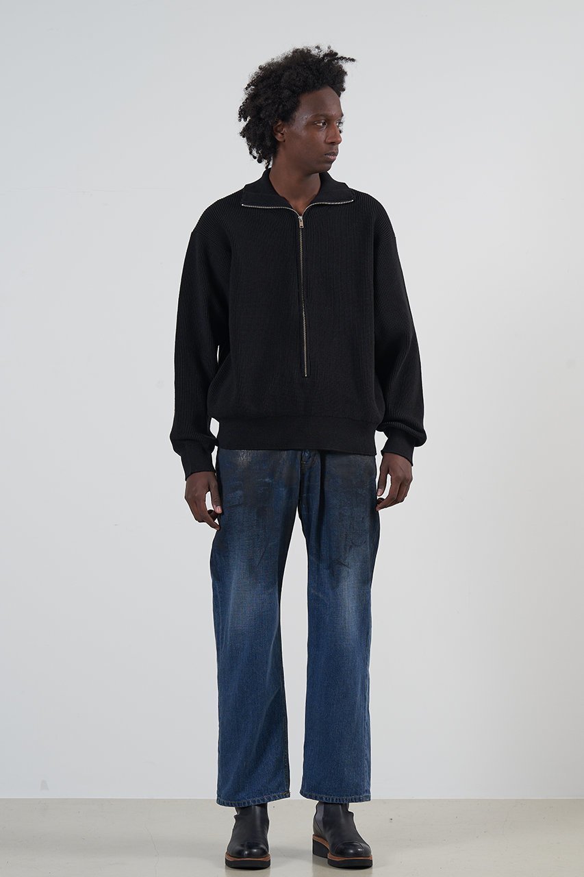 【ヨーク/YOKE】の【UNISEX】WOOL 3/4 FRONT ZIP ハイネックリブセーター 人気、トレンドファッション・服の通販 founy(ファニー) 　ファッション　Fashion　レディースファッション　Fashion for Women　トップス・カットソー　Cut & Sew Tops　シャツ・ブラウス・オフィスカジュアル　Elegant Blouses & Button-Ups　レディースパーカー・カジュアルフーディー　Casual Hoodies & Sweatshirts　ロングTシャツ・Tシャツ　Longline T-Shirts & Tees　スウェット・クルーネックトップス　Sweatshirts & Crewnecks / Relaxed Fit Sweat Tops　カットソー・ベーシックTシャツ　Cut-and-Sewn Tops / Stretch Tees & Basics　ユニセックス　Unisex, Genderless　シンプル　Simple, Minimal　ハイネック　High Neck, Mock Neck　エレガント 上品　Elegant　A/W・秋冬　Autumn/Winter　羽織　Haori, Light Jacket　other-7|ID: prp329100004928465 ipo3291000000036983230