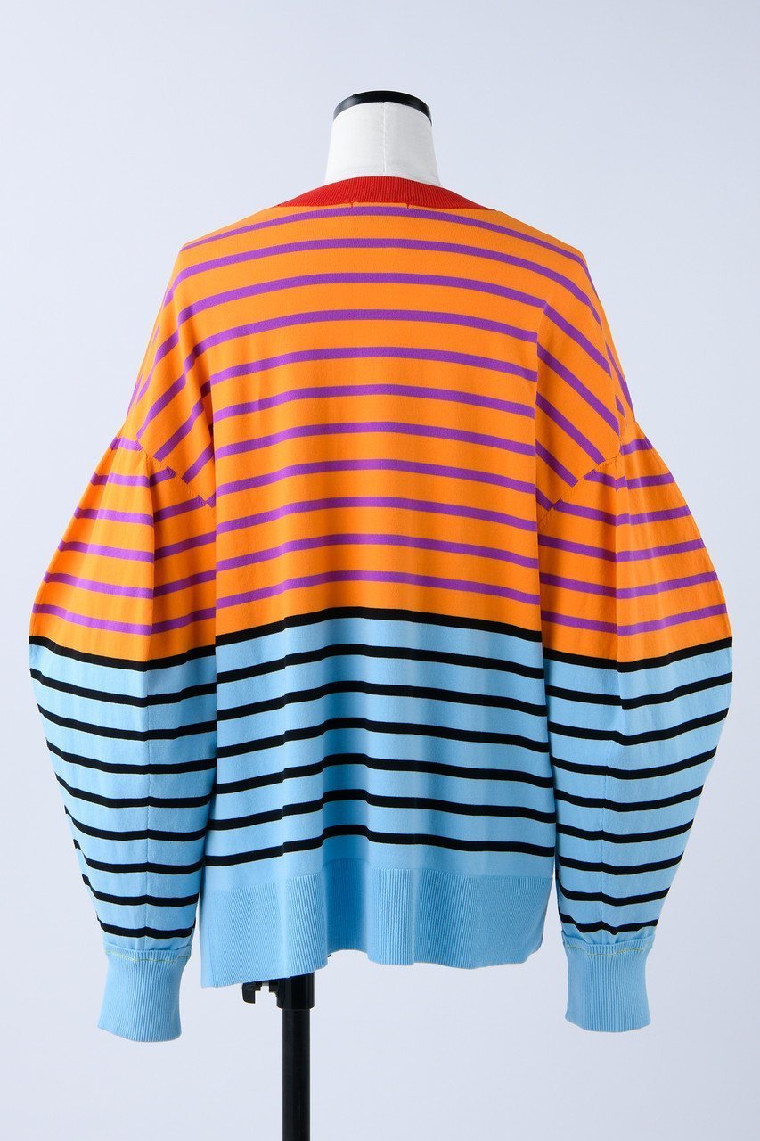 【ナゴンスタンス/nagonstans】のボーダーアシンメスリット P.O/プルオーバー 人気、トレンドファッション・服の通販 founy(ファニー) 　ファッション　Fashion　レディースファッション　Fashion for Women　トップス・カットソー　Cut & Sew Tops　シャツ・ブラウス・オフィスカジュアル　Elegant Blouses & Button-Ups　ロングTシャツ・Tシャツ　Longline T-Shirts & Tees　カジュアルプルオーバー・ニットトップス　Pullovers & Knit Tops / Casual Pullovers　カットソー・ベーシックTシャツ　Cut-and-Sewn Tops / Stretch Tees & Basics　シンプル　Simple, Minimal　スリーブ　Sleeve, Long Sleeve / Short Sleeve　フォルム　Silhouette, Form　ボーダー　Border, Stripe　ロング　Long, Long-Length　other-3|ID: prp329100004928498 ipo3291000000036983471