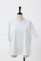 【オーヴィル/EAUVIRE】のオフボディTシャツ 人気、トレンドファッション・服の通販 founy(ファニー) ファッション Fashion レディースファッション Fashion for Women トップス・カットソー Cut & Sew Tops シャツ・ブラウス・オフィスカジュアル Elegant Blouses & Button-Ups ロングTシャツ・Tシャツ Longline T-Shirts & Tees カットソー・ベーシックTシャツ Cut-and-Sewn Tops / Stretch Tees & Basics カットソー Cut and Sewn Top ショート Short, Short Length シルケット Silket, Silky Cotton ストレッチ Stretch, Stretchy Fabric スリーブ Sleeve, Long Sleeve / Short Sleeve バランス Balance, Style Balance ボトム Bottoms, Lower Wear エレガント 上品 Elegant thumbnail ホワイト|ID: prp329100004928501 ipo3291000000036983479