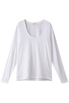 【クラネ/CLANE】のDEEP U NECK TOPS Tシャツ/カットソー WHITE|ID: prp329100004928510 ipo3291000000036983573