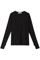 【ウィムガゼット/Whim Gazette】の【THE PAUSE】シアーセットロングTシャツ 人気、トレンドファッション・服の通販 founy(ファニー) ファッション Fashion レディースファッション Fashion for Women トップス・カットソー Cut & Sew Tops シャツ・ブラウス・オフィスカジュアル Elegant Blouses & Button-Ups ロングTシャツ・Tシャツ Longline T-Shirts & Tees カットソー・ベーシックTシャツ Cut-and-Sewn Tops / Stretch Tees & Basics シンプル Simple, Minimal スリット Slit, Slit Detail スリーブ Sleeve, Long Sleeve / Short Sleeve トレンド Trend, Trending Now ロング Long, Long-Length thumbnail ブラック|ID: prp329100004928524 ipo3291000000036983697