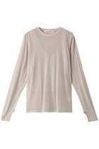 【ウィムガゼット/Whim Gazette】の【THE PAUSE】シアーセットロングTシャツ 人気、トレンドファッション・服の通販 founy(ファニー) ファッション Fashion レディースファッション Fashion for Women トップス・カットソー Cut & Sew Tops シャツ・ブラウス・オフィスカジュアル Elegant Blouses & Button-Ups ロングTシャツ・Tシャツ Longline T-Shirts & Tees カットソー・ベーシックTシャツ Cut-and-Sewn Tops / Stretch Tees & Basics シンプル Simple, Minimal スリット Slit, Slit Detail スリーブ Sleeve, Long Sleeve / Short Sleeve トレンド Trend, Trending Now ロング Long, Long-Length thumbnail ライトグレー|ID: prp329100004928524 ipo3291000000036983699