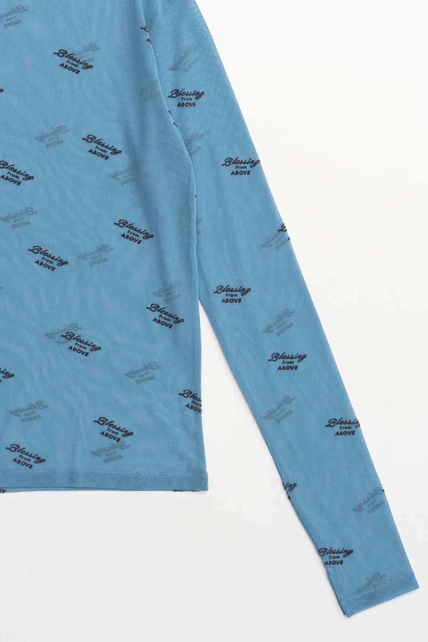 【メゾンスペシャル/MAISON SPECIAL】のBLESSING Flocky Print Turtleneck Tops/BLESSINGフロッキータートルトップス 人気、トレンドファッション・服の通販 founy(ファニー) 　ファッション　Fashion　レディースファッション　Fashion for Women　トップス・カットソー　Cut & Sew Tops　シャツ・ブラウス・オフィスカジュアル　Elegant Blouses & Button-Ups　ロングTシャツ・Tシャツ　Longline T-Shirts & Tees　カットソー・ベーシックTシャツ　Cut-and-Sewn Tops / Stretch Tees & Basics　タートルネック・ハイネックトップス　Turtlenecks & High-Neck Tops　グラフィック　Graphic, Graphic Design　ジャケット　Jacket, Outerwear　スタイリッシュ　Stylish, Fashionable　スリーブ　Sleeve, Long Sleeve / Short Sleeve　羽織　Haori, Light Jacket　メッシュ　Mesh, Net Fabric　ロング　Long, Long-Length　other-6|ID: prp329100004928532 ipo3291000000036983770