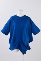 【エンフォルド/ENFOLD】のスビン天竺 カーブレイヤーヘムT/SH Tシャツ 人気、トレンドファッション・服の通販 founy(ファニー) ファッション Fashion レディースファッション Fashion for Women トップス・カットソー Cut & Sew Tops シャツ・ブラウス・オフィスカジュアル Elegant Blouses & Button-Ups ロングTシャツ・Tシャツ Longline T-Shirts & Tees カットソー・ベーシックTシャツ Cut-and-Sewn Tops / Stretch Tees & Basics ショート Short, Short Length スリーブ Sleeve, Long Sleeve / Short Sleeve ベスト Vest, Waistcoat thumbnail ブルー|ID: prp329100004928535 ipo3291000000036983781