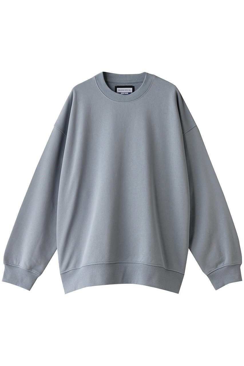 【メゾンスペシャル/MAISON SPECIAL】の【UNISEX】ワンマイルウェアクルーネックスウェット インテリア・キッズ・メンズ・レディースファッション・服の通販 founy(ファニー) 　ファッション　Fashion　レディースファッション　Fashion for Women　トップス・カットソー　Cut & Sew Tops　シャツ・ブラウス・オフィスカジュアル　Elegant Blouses & Button-Ups　レディースパーカー・カジュアルフーディー　Casual Hoodies & Sweatshirts　ロングTシャツ・Tシャツ　Longline T-Shirts & Tees　スウェット・クルーネックトップス　Sweatshirts & Crewnecks / Relaxed Fit Sweat Tops　カットソー・ベーシックTシャツ　Cut-and-Sewn Tops / Stretch Tees & Basics　ユニセックス　Unisex, Genderless　ベーシック　Basic, Essential　BLU(ブルー)|ID: prp329100004928541 ipo3291000000036983853