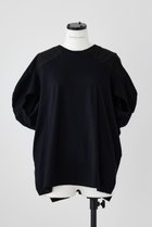【ナゴンスタンス/nagonstans】のCO天竺 Round P.O/プルオーバー 人気、トレンドファッション・服の通販 founy(ファニー) ファッション Fashion レディースファッション Fashion for Women トップス・カットソー Cut & Sew Tops シャツ・ブラウス・オフィスカジュアル Elegant Blouses & Button-Ups ロングTシャツ・Tシャツ Longline T-Shirts & Tees カジュアルプルオーバー・ニットトップス Pullovers & Knit Tops / Casual Pullovers カットソー・ベーシックTシャツ Cut-and-Sewn Tops / Stretch Tees & Basics カットソー Cut and Sewn Top ショート Short, Short Length スリーブ Sleeve, Long Sleeve / Short Sleeve ミックス Mix, Mixed Style エレガント 上品 Elegant thumbnail Black|ID: prp329100004928554 ipo3291000000036983993