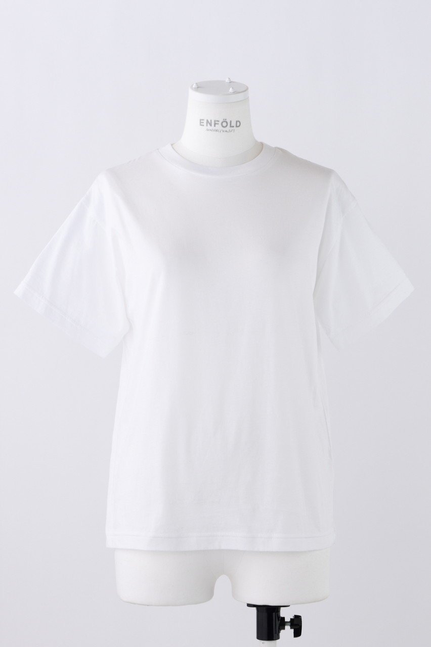 【エンフォルド/ENFOLD】のRoyal Organic ENFOLD Basic T/SH Tシャツ 人気、トレンドファッション・服の通販 founy(ファニー) 　ファッション　Fashion　レディースファッション　Fashion for Women　トップス・カットソー　Cut & Sew Tops　シャツ・ブラウス・オフィスカジュアル　Elegant Blouses & Button-Ups　ロングTシャツ・Tシャツ　Longline T-Shirts & Tees　カットソー・ベーシックTシャツ　Cut-and-Sewn Tops / Stretch Tees & Basics　ショート　Short, Short Length　スリーブ　Sleeve, Long Sleeve / Short Sleeve　プリント　Print, Printed Pattern　ベーシック　Basic, Essential　ワンポイント　One Point, Statement Accent　 other-1|ID: prp329100004928566 ipo3291000000036984095