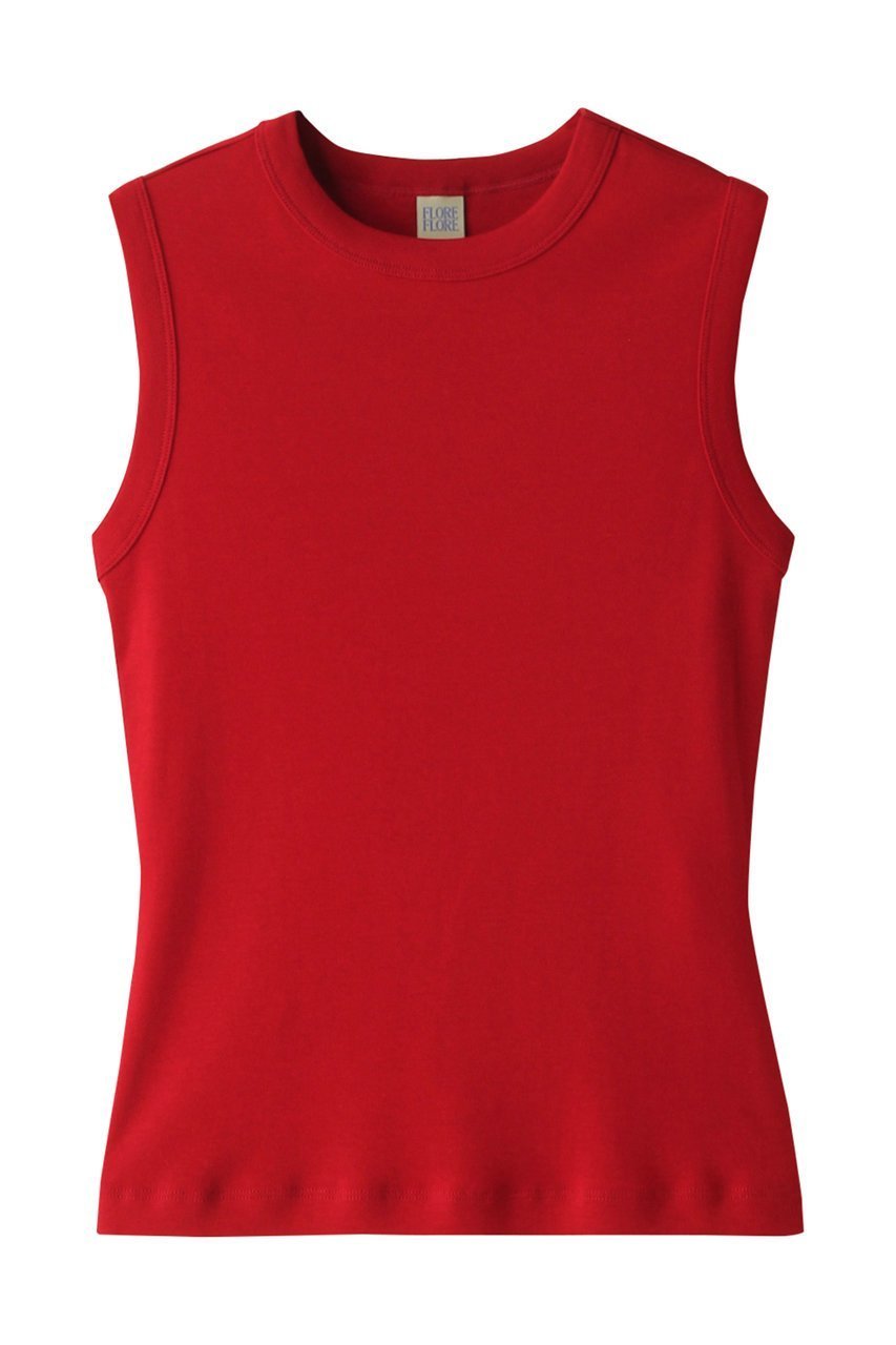 【アルアバイル/allureville】の【FLORE FLORE】 ESME TANK インテリア・キッズ・メンズ・レディースファッション・服の通販 founy(ファニー) 　ファッション　Fashion　レディースファッション　Fashion for Women　トップス・カットソー　Cut & Sew Tops　キャミソール&ノースリーブ　Camisoles & Sleeveless Tops　シャツ・ブラウス・オフィスカジュアル　Elegant Blouses & Button-Ups　ロングTシャツ・Tシャツ　Longline T-Shirts & Tees　カットソー・ベーシックTシャツ　Cut-and-Sewn Tops / Stretch Tees & Basics　カットオフ　Cut-Off Design　キャミソール　Camisole, Spaghetti Strap Top　タンク　Tank Top, Sleeveless Top　モダン　Modern, Contemporary　レッド|ID: prp329100004928598 ipo3291000000036984471