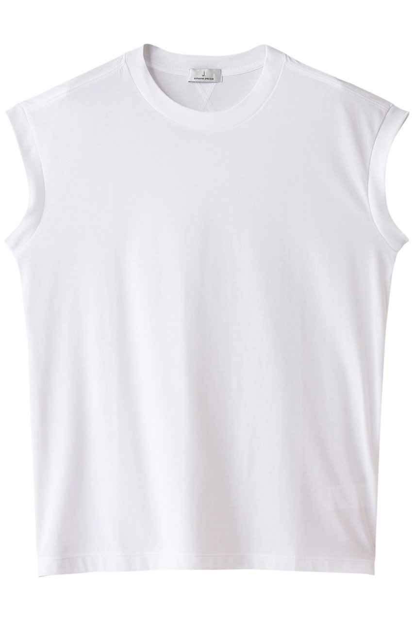 【ジェイドット/j.】のハイゲージコットンフレンチスリーブTシャツ 人気、トレンドファッション・服の通販 founy(ファニー) 　ファッション　Fashion　レディースファッション　Fashion for Women　トップス・カットソー　Cut & Sew Tops　シャツ・ブラウス・オフィスカジュアル　Elegant Blouses & Button-Ups　ロングTシャツ・Tシャツ　Longline T-Shirts & Tees　カットソー・ベーシックTシャツ　Cut-and-Sewn Tops / Stretch Tees & Basics　ショート　Short, Short Length　シンプル　Simple, Minimal　スリーブ　Sleeve, Long Sleeve / Short Sleeve　フレンチ　French, French Style　プレミアム　Premium, High-End　ロング　Long, Long-Length　 other-1|ID: prp329100004928601 ipo3291000000036984551