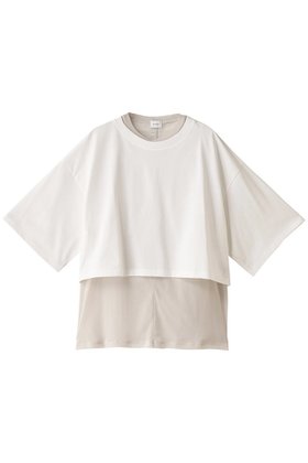 【マノフ/MANOF】のMESH LAYERED CUT TOPS/トップス 大人の最旬トレンドファッション＆コーディネート founy(ファウニー) ファッション Fashion レディースファッション Fashion for Women トップス・カットソー Cut & Sew Tops シャツ・ブラウス・オフィスカジュアル Elegant Blouses & Button-Ups ロングTシャツ・Tシャツ Longline T-Shirts & Tees カットソー・ベーシックTシャツ Cut-and-Sewn Tops / Stretch Tees & Basics ショート Short, Short Length スリーブ Sleeve, Long Sleeve / Short Sleeve タンク Tank Top, Sleeveless Top トレンド Trend, Trending Now メッシュ Mesh, Net Fabric モノトーン Monotone, Black and White |ID:prp329100004928635