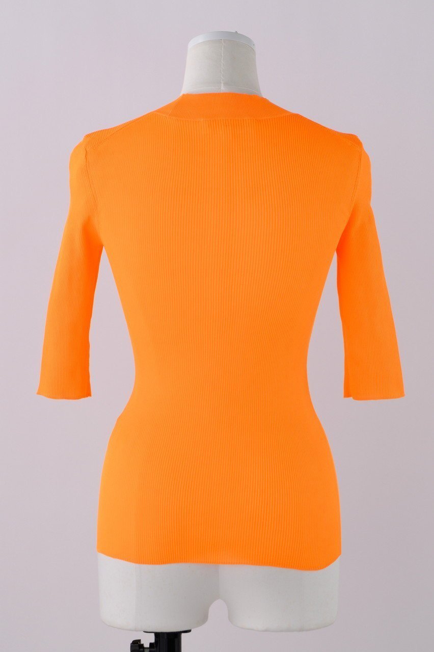 【エンフォルド/ENFOLD】のリブスタンドN/C 5分袖 人気、トレンドファッション・服の通販 founy(ファニー) 　ファッション　Fashion　レディースファッション　Fashion for Women　トップス・カットソー　Cut & Sew Tops　シャツ・ブラウス・オフィスカジュアル　Elegant Blouses & Button-Ups　ロングTシャツ・Tシャツ　Longline T-Shirts & Tees　カットソー・ベーシックTシャツ　Cut-and-Sewn Tops / Stretch Tees & Basics　ショート　Short, Short Length　シンプル　Simple, Minimal　スリーブ　Sleeve, Long Sleeve / Short Sleeve　ロング　Long, Long-Length　夏　Summer　other-3|ID: prp329100004928638 ipo3291000000036985029