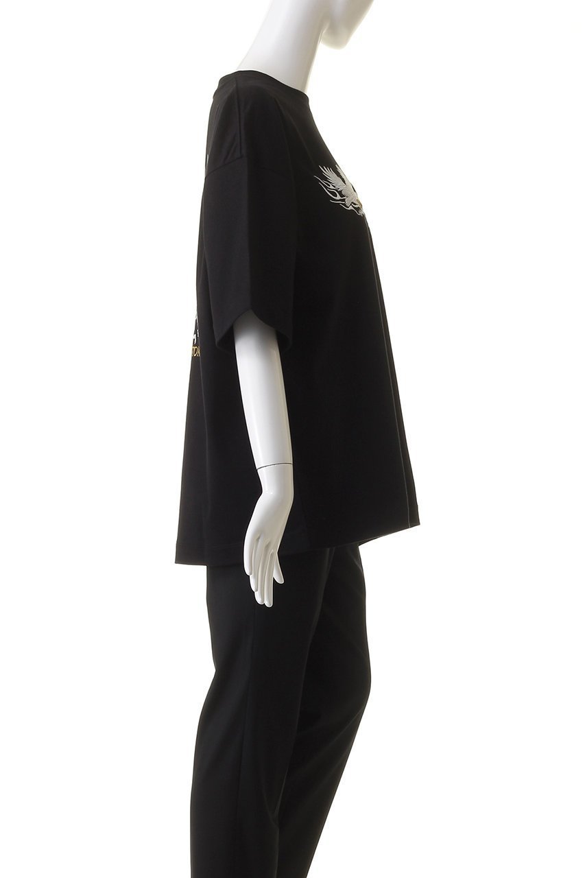 【メゾンスペシャル/MAISON SPECIAL】の【UNISEX】イーグル両面刺しゅうTシャツ 人気、トレンドファッション・服の通販 founy(ファニー) 　ファッション　Fashion　レディースファッション　Fashion for Women　トップス・カットソー　Cut & Sew Tops　シャツ・ブラウス・オフィスカジュアル　Elegant Blouses & Button-Ups　ロングTシャツ・Tシャツ　Longline T-Shirts & Tees　カットソー・ベーシックTシャツ　Cut-and-Sewn Tops / Stretch Tees & Basics　ユニセックス　Unisex, Genderless　ショート　Short, Short Length　シンプル　Simple, Minimal　スリーブ　Sleeve, Long Sleeve / Short Sleeve　フロント　Front, Front Design　ボトム　Bottoms, Lower Wear　モチーフ　Motif, Design Theme　other-3|ID: prp329100004928646 ipo3291000000036985168