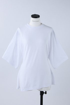 【ナゴンスタンス/nagonstans】のソフト天竺 Shape Loose T/SH Tシャツ 人気、トレンドファッション・服の通販 founy(ファニー) ファッション Fashion レディースファッション Fashion for Women トップス・カットソー Cut & Sew Tops シャツ・ブラウス・オフィスカジュアル Elegant Blouses & Button-Ups ロングTシャツ・Tシャツ Longline T-Shirts & Tees カットソー・ベーシックTシャツ Cut-and-Sewn Tops / Stretch Tees & Basics シェイプ Shape, Slim Fit ショート Short, Short Length スリット Slit, Slit Detail スリーブ Sleeve, Long Sleeve / Short Sleeve バランス Balance, Style Balance ルーズ Loose, Oversized |ID:prp329100004928674