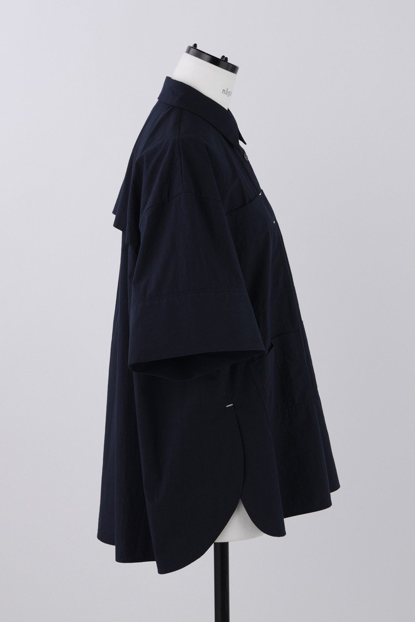 【ナゴンスタンス/nagonstans】のWashedタイプライター サイドスリット SH/シャツ 人気、トレンドファッション・服の通販 founy(ファニー) 　ファッション　Fashion　レディースファッション　Fashion for Women　トップス・カットソー　Cut & Sew Tops　シャツ・ブラウス・オフィスカジュアル　Elegant Blouses & Button-Ups　ロングTシャツ・Tシャツ　Longline T-Shirts & Tees　カットソー・ベーシックTシャツ　Cut-and-Sewn Tops / Stretch Tees & Basics　ショート　Short, Short Length　スリット　Slit, Slit Detail　スリーブ　Sleeve, Long Sleeve / Short Sleeve　タイプライター　Typewriter Fabric, Crisp Cotton　フロント　Front, Front Design　ヨーク　Yoke, Yoke Design　other-4|ID: prp329100004928676 ipo3291000000036985660