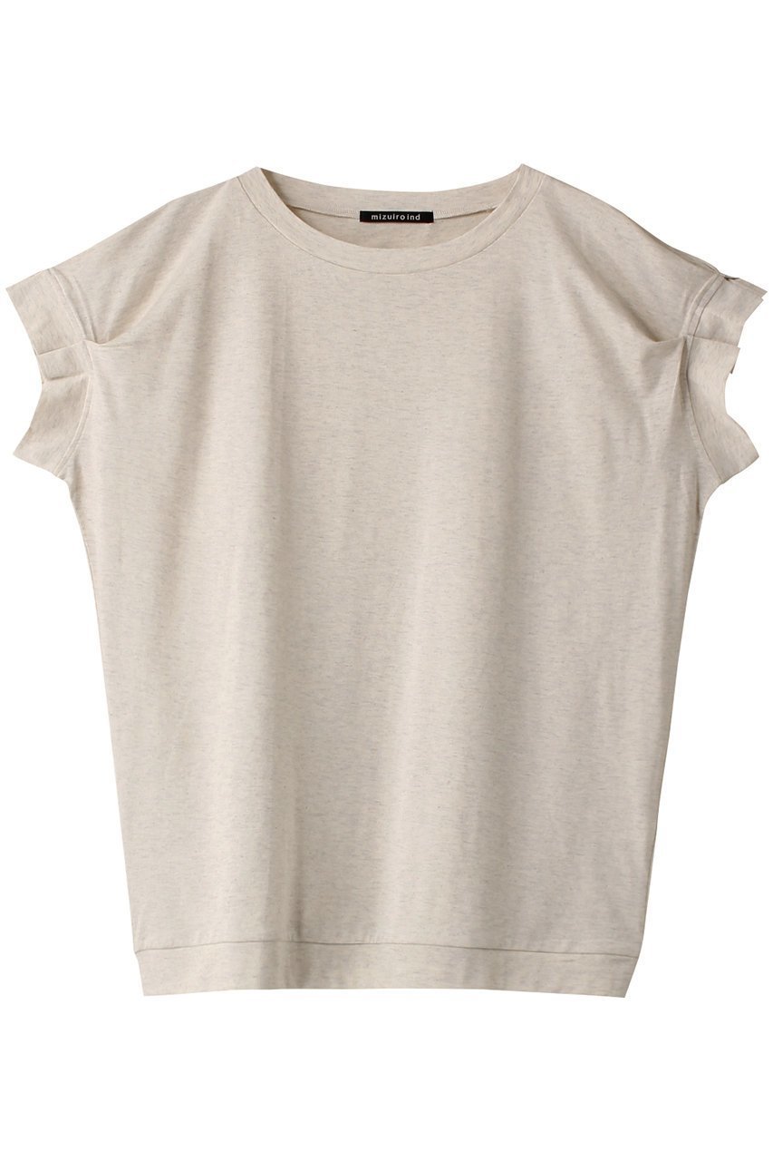 【ミズイロ インド/mizuiro ind】のfrill slv crew neck P/O プルオーバー インテリア・キッズ・メンズ・レディースファッション・服の通販 founy(ファニー) 　ファッション　Fashion　レディースファッション　Fashion for Women　トップス・カットソー　Cut & Sew Tops　シャツ・ブラウス・オフィスカジュアル　Elegant Blouses & Button-Ups　ロングTシャツ・Tシャツ　Longline T-Shirts & Tees　カジュアルプルオーバー・ニットトップス　Pullovers & Knit Tops / Casual Pullovers　カットソー・ベーシックTシャツ　Cut-and-Sewn Tops / Stretch Tees & Basics　サマー　Summer, Summer Style　サロペット　Overalls, Salopette　ショート　Short, Short Length　スリーブ　Sleeve, Long Sleeve / Short Sleeve　フェミニン　Feminine, Girly　フリル　Frill, Ruffle　定番　Standard, Basic Item　kinari|ID: prp329100004928682 ipo3291000000036985762