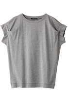 【ミズイロ インド/mizuiro ind】のfrill slv crew neck P/O プルオーバー 人気、トレンドファッション・服の通販 founy(ファニー) ファッション Fashion レディースファッション Fashion for Women トップス・カットソー Cut & Sew Tops シャツ・ブラウス・オフィスカジュアル Elegant Blouses & Button-Ups ロングTシャツ・Tシャツ Longline T-Shirts & Tees カジュアルプルオーバー・ニットトップス Pullovers & Knit Tops / Casual Pullovers カットソー・ベーシックTシャツ Cut-and-Sewn Tops / Stretch Tees & Basics サマー Summer, Summer Style サロペット Overalls, Salopette ショート Short, Short Length スリーブ Sleeve, Long Sleeve / Short Sleeve フェミニン Feminine, Girly フリル Frill, Ruffle 定番 Standard, Basic Item thumbnail gray|ID: prp329100004928682 ipo3291000000036985766