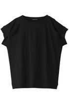 【ミズイロ インド/mizuiro ind】のfrill slv crew neck P/O プルオーバー 人気、トレンドファッション・服の通販 founy(ファニー) ファッション Fashion レディースファッション Fashion for Women トップス・カットソー Cut & Sew Tops シャツ・ブラウス・オフィスカジュアル Elegant Blouses & Button-Ups ロングTシャツ・Tシャツ Longline T-Shirts & Tees カジュアルプルオーバー・ニットトップス Pullovers & Knit Tops / Casual Pullovers カットソー・ベーシックTシャツ Cut-and-Sewn Tops / Stretch Tees & Basics サマー Summer, Summer Style サロペット Overalls, Salopette ショート Short, Short Length スリーブ Sleeve, Long Sleeve / Short Sleeve フェミニン Feminine, Girly フリル Frill, Ruffle 定番 Standard, Basic Item thumbnail black|ID: prp329100004928682 ipo3291000000036985768