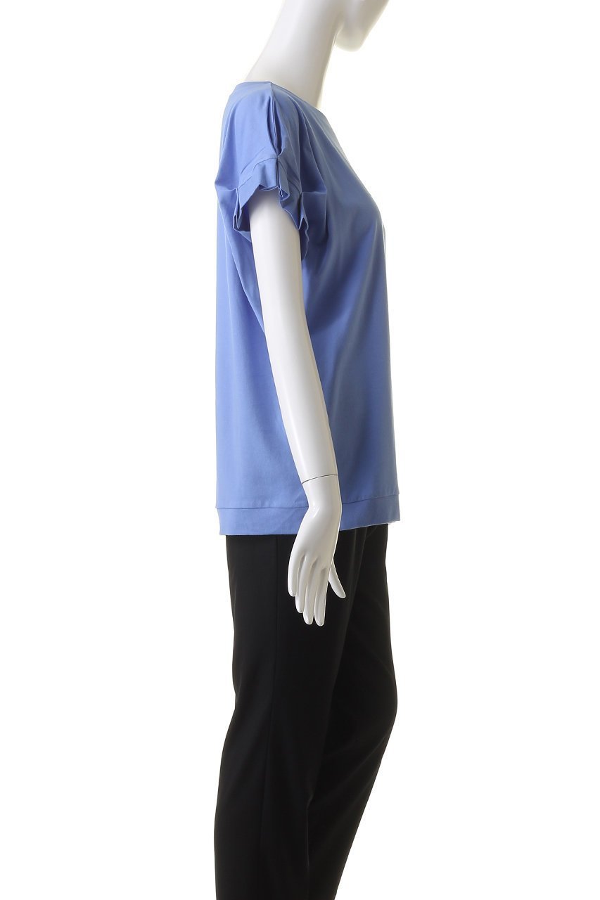 【ミズイロ インド/mizuiro ind】のfrill slv crew neck P/O プルオーバー 人気、トレンドファッション・服の通販 founy(ファニー) 　ファッション　Fashion　レディースファッション　Fashion for Women　トップス・カットソー　Cut & Sew Tops　シャツ・ブラウス・オフィスカジュアル　Elegant Blouses & Button-Ups　ロングTシャツ・Tシャツ　Longline T-Shirts & Tees　カジュアルプルオーバー・ニットトップス　Pullovers & Knit Tops / Casual Pullovers　カットソー・ベーシックTシャツ　Cut-and-Sewn Tops / Stretch Tees & Basics　サマー　Summer, Summer Style　サロペット　Overalls, Salopette　ショート　Short, Short Length　スリーブ　Sleeve, Long Sleeve / Short Sleeve　フェミニン　Feminine, Girly　フリル　Frill, Ruffle　定番　Standard, Basic Item　other-3|ID: prp329100004928682 ipo3291000000036985772