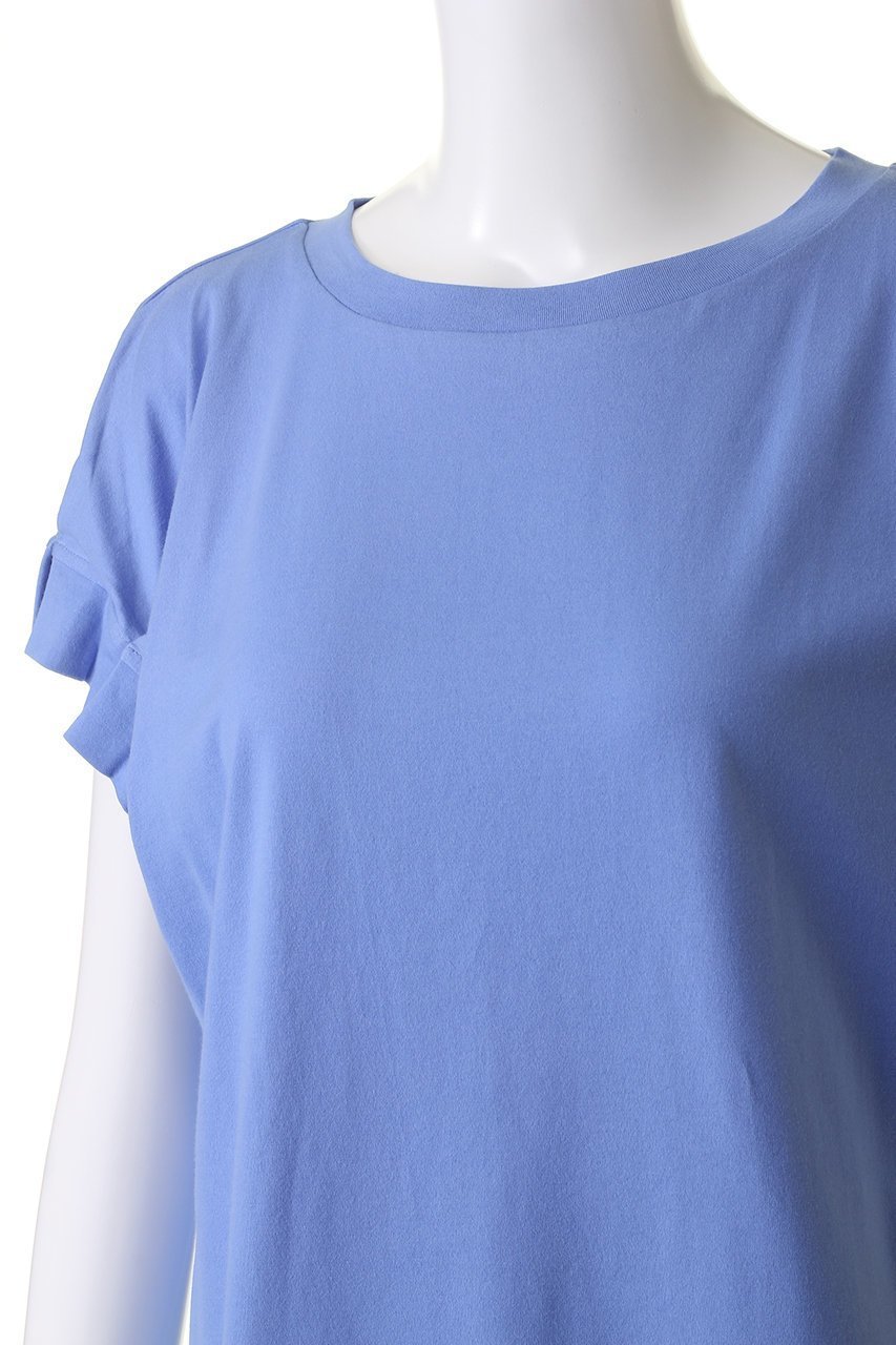 【ミズイロ インド/mizuiro ind】のfrill slv crew neck P/O プルオーバー 人気、トレンドファッション・服の通販 founy(ファニー) 　ファッション　Fashion　レディースファッション　Fashion for Women　トップス・カットソー　Cut & Sew Tops　シャツ・ブラウス・オフィスカジュアル　Elegant Blouses & Button-Ups　ロングTシャツ・Tシャツ　Longline T-Shirts & Tees　カジュアルプルオーバー・ニットトップス　Pullovers & Knit Tops / Casual Pullovers　カットソー・ベーシックTシャツ　Cut-and-Sewn Tops / Stretch Tees & Basics　サマー　Summer, Summer Style　サロペット　Overalls, Salopette　ショート　Short, Short Length　スリーブ　Sleeve, Long Sleeve / Short Sleeve　フェミニン　Feminine, Girly　フリル　Frill, Ruffle　定番　Standard, Basic Item　other-5|ID: prp329100004928682 ipo3291000000036985776