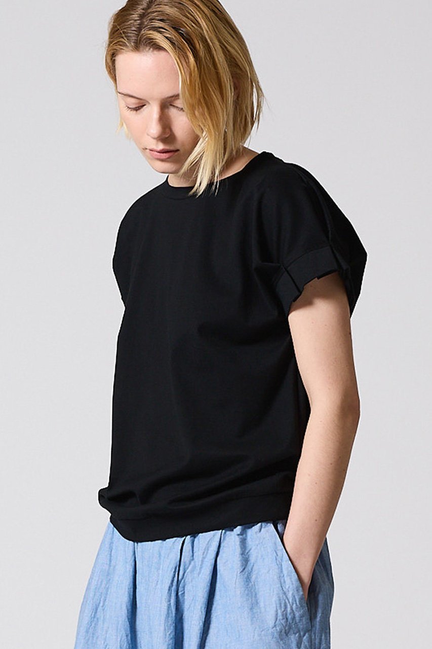 【ミズイロ インド/mizuiro ind】のfrill slv crew neck P/O プルオーバー 人気、トレンドファッション・服の通販 founy(ファニー) 　ファッション　Fashion　レディースファッション　Fashion for Women　トップス・カットソー　Cut & Sew Tops　シャツ・ブラウス・オフィスカジュアル　Elegant Blouses & Button-Ups　ロングTシャツ・Tシャツ　Longline T-Shirts & Tees　カジュアルプルオーバー・ニットトップス　Pullovers & Knit Tops / Casual Pullovers　カットソー・ベーシックTシャツ　Cut-and-Sewn Tops / Stretch Tees & Basics　サマー　Summer, Summer Style　サロペット　Overalls, Salopette　ショート　Short, Short Length　スリーブ　Sleeve, Long Sleeve / Short Sleeve　フェミニン　Feminine, Girly　フリル　Frill, Ruffle　定番　Standard, Basic Item　other-6|ID: prp329100004928682 ipo3291000000036985778