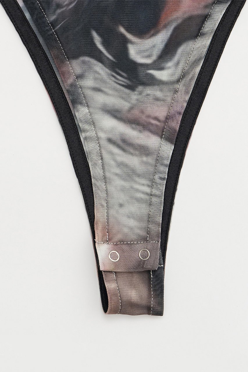 【プランク プロジェクト/PRANK PROJECT】のマルチプリントチュールボディスーツ / Multi Printed Tulle Bodysuit 人気、トレンドファッション・服の通販 founy(ファニー) 　ファッション　Fashion　レディースファッション　Fashion for Women　トップス・カットソー　Cut & Sew Tops　シャツ・ブラウス・オフィスカジュアル　Elegant Blouses & Button-Ups　ロングTシャツ・Tシャツ　Longline T-Shirts & Tees　カットソー・ベーシックTシャツ　Cut-and-Sewn Tops / Stretch Tees & Basics　グラフィック　Graphic, Graphic Design　ショート　Short, Short Length　スリーブ　Sleeve, Long Sleeve / Short Sleeve　プリント　Print, Printed Pattern　other-3|ID: prp329100004928703 ipo3291000000036985958